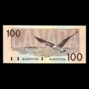 Canada, Bank of Canada, 100 dollars : 1988