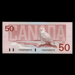 Canada, Bank of Canada, 50 dollars : 1988