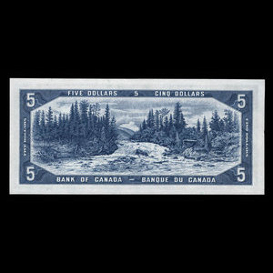 Canada, Bank of Canada, 5 dollars : 1954