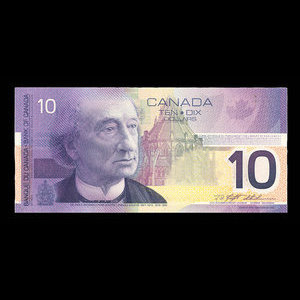 Canada, Bank of Canada, 10 dollars : 2001