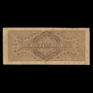 Canada, Royal Canadian Bank, 2 dollars : July 26, 1865