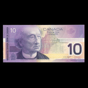 Canada, Bank of Canada, 10 dollars : 2001