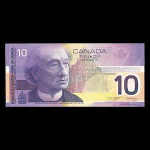 Canada, Bank of Canada, 10 dollars : 2001