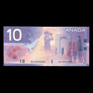 Canada, Bank of Canada, 10 dollars : 2001