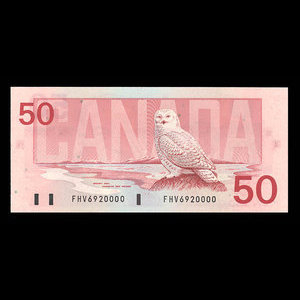 Canada, Bank of Canada, 50 dollars : 1988