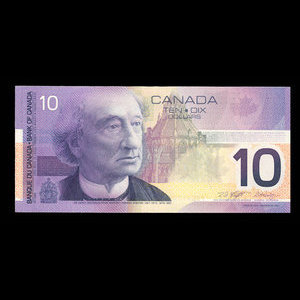 Canada, Bank of Canada, 10 dollars : 2001