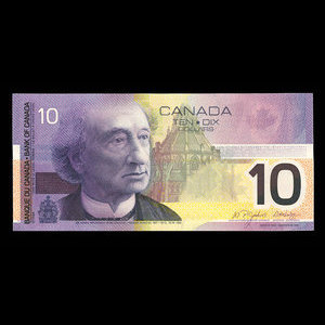 Canada, Bank of Canada, 10 dollars : 2001