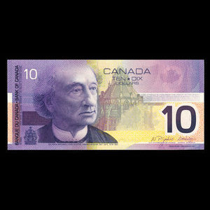 Canada, Bank of Canada, 10 dollars : 2001