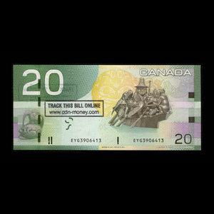 Canada, Bank of Canada, 20 dollars : 2004