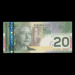 Canada, Bank of Canada, 20 dollars : 2004