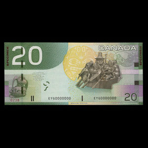 Canada, Bank of Canada, 20 dollars : 2004