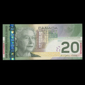 Canada, Bank of Canada, 20 dollars : 2004