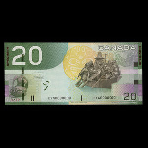 Canada, Bank of Canada, 20 dollars : 2004