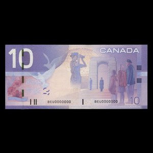 Canada, Bank of Canada, 10 dollars : 2005