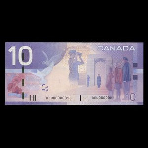 Canada, Bank of Canada, 10 dollars : 2005