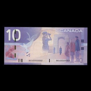 Canada, Bank of Canada, 10 dollars : 2005