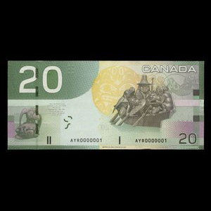 Canada, Bank of Canada, 20 dollars : 2004