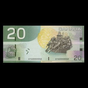 Canada, Bank of Canada, 20 dollars : 2004