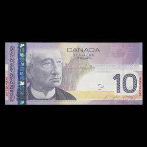 Canada, Bank of Canada, 10 dollars : 2005