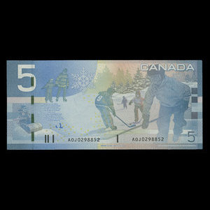 Canada, Bank of Canada, 5 dollars : 2006