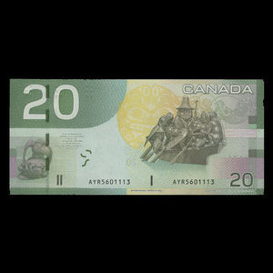 Canada, Bank of Canada, 20 dollars : 2004