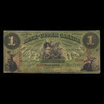 Canada, Bank of Upper Canada (York), 1 dollar : January 1, 1861