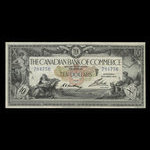 Canada, Canadian Bank of Commerce, 10 dollars : January 2, 1917