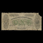 Canada, Bank of British North America, 1 dollar : December 1, 1868