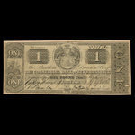 Canada, Commercial Bank of New Brunswick, 1 pound : July 1, 1852