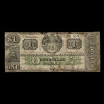 Canada, Commercial Bank of New Brunswick, 1 dollar : November 1, 1860