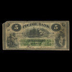 Canada, Pictou Bank, 5 dollars : January 2, 1882