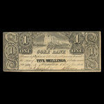 Canada, Gore Bank, 1 dollar : June 2, 1856