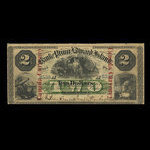 Canada, Bank of Prince Edward Island, 2 dollars : January 1, 1872