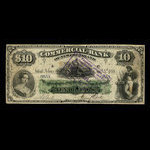 Canada, Commercial Bank of Newfoundland, 10 dollars : January 3, 1888