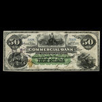 Canada, Commercial Bank of Newfoundland, 50 dollars <br /> January 3, 1888