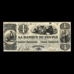 Canada, Banque du Peuple (People's Bank), 4 dollars : May 1, 1847