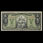 Canada, Banque d'Hochelaga, 5 dollars : January 2, 1917