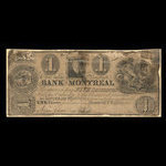 Canada, Bank of Montreal, 1 dollar : January 1, 1836