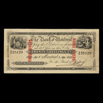 Canada, Bank of Montreal, 4 dollars : April 1, 1852