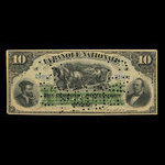 Canada, La Banque Nationale (National Bank), 10 dollars : March 1, 1883