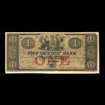 Canada, Quebec Bank, 1 dollar : November 1, 1859