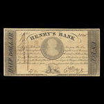 Canada, Henry's Bank, 1/2 dollar : June 27, 1837