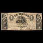 Canada, Henry's Bank, 1 dollar : June 27, 1837