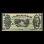 Canada, Molsons Bank, 10 dollars : January 3, 1916