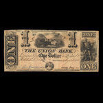 Canada, Union Bank, 1 dollar : August 1, 1838