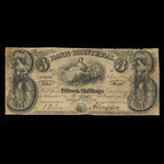 Canada, Bank of Montreal, 3 dollars : May 1, 1844