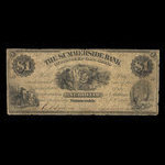 Canada, Summerside Bank of Prince Edward Island, 1 dollar : April 2, 1866