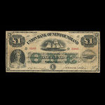 Canada, Union Bank of Newfoundland, 1 pound : 1867