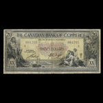 Canada, Canadian Bank of Commerce, 20 dollars : January 2, 1917