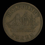 Canada, James Duncan & Co., 1/2 penny : 1858